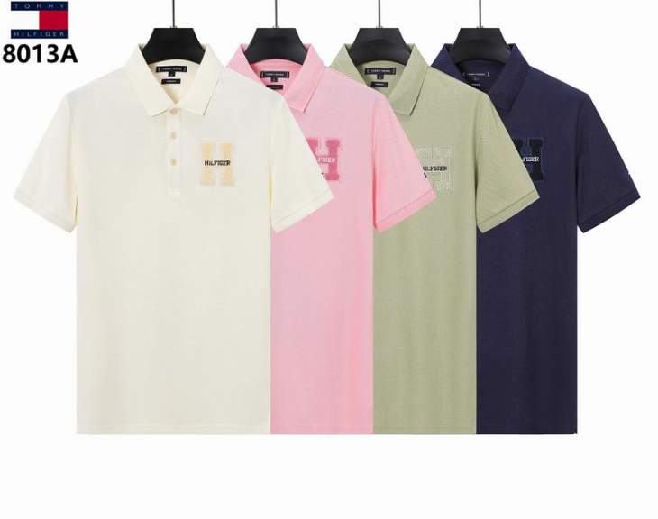 Picture of Tommy Hilfiger Polo Shirts Short _SKUTommyM-3XL8qx801325398